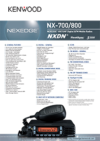 NX-700 Brochure